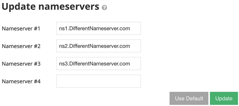 How To Change Nameservers Of Your Domain