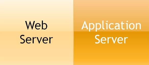 what is the difference between web server and application server