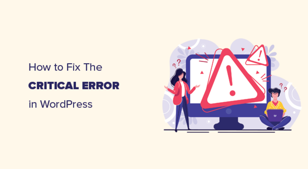 Critical Error on Website