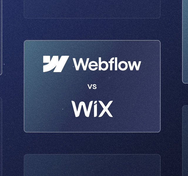 Wix vs Webflow