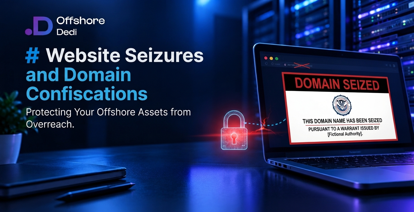 Website seizures and domain confiscations