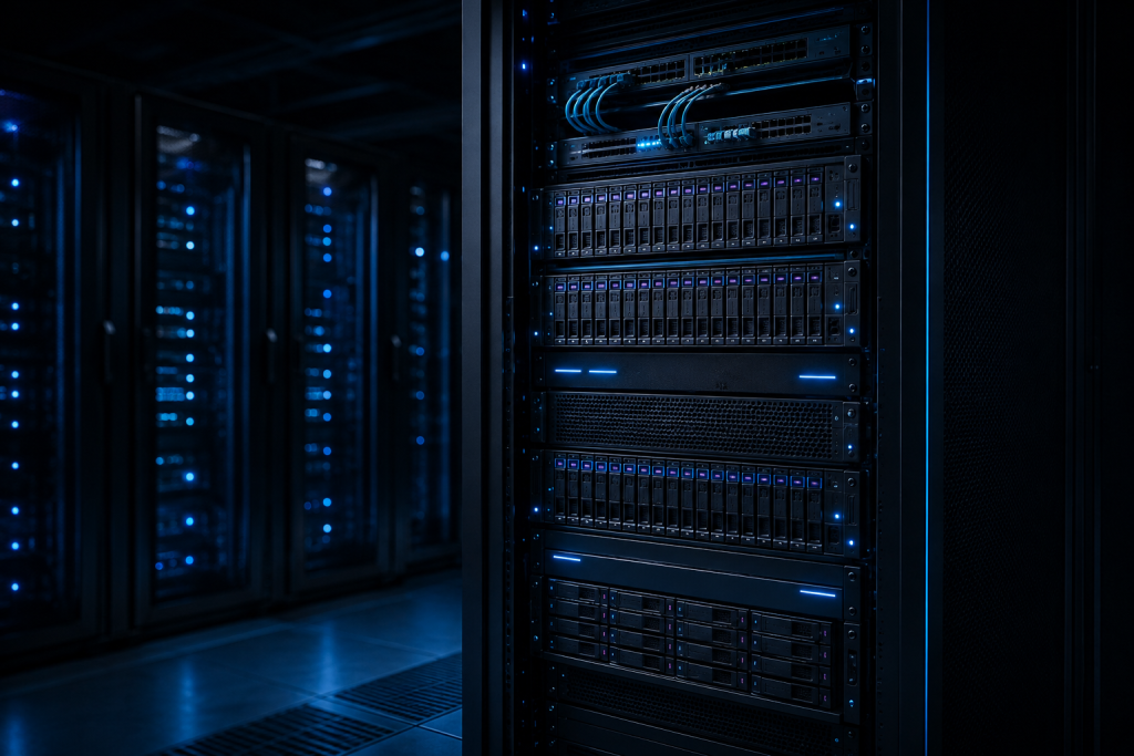 High-capacity dedicated storage server infrastructure